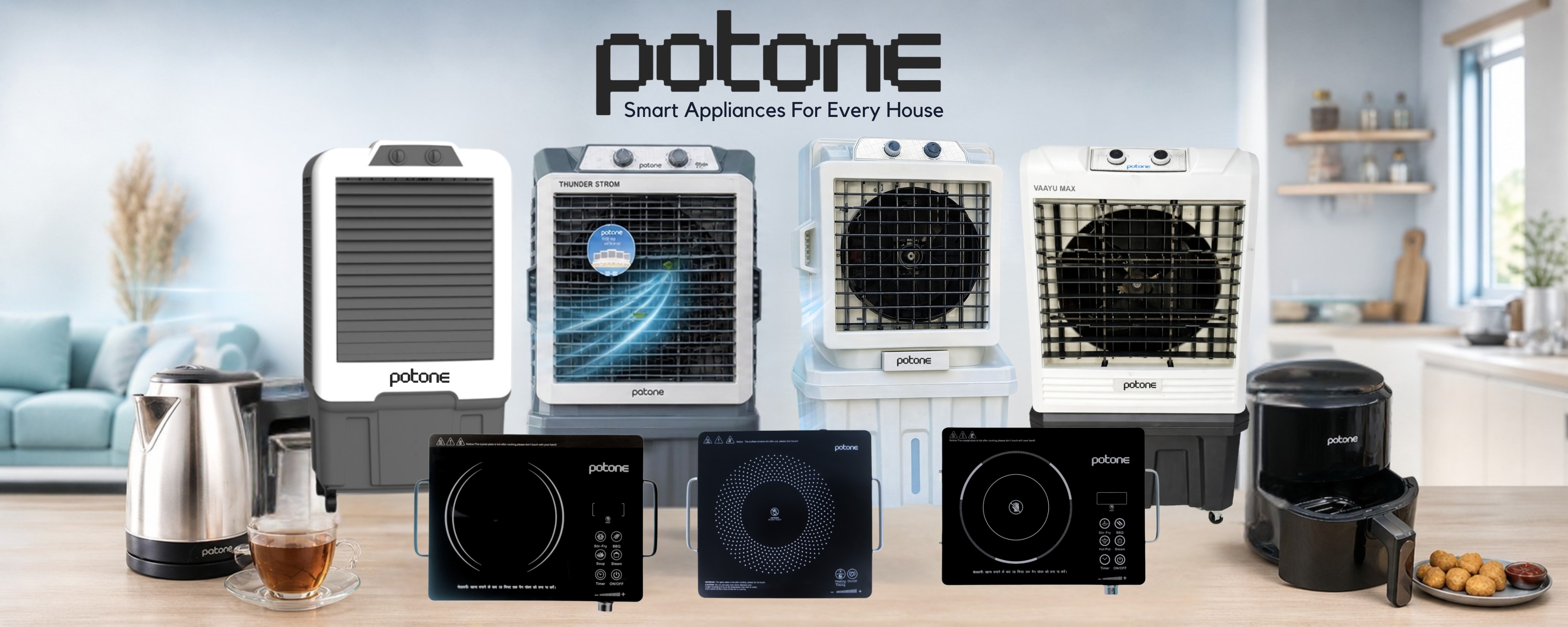 POTONE Hero Banner - Powerful Cooling Solutions